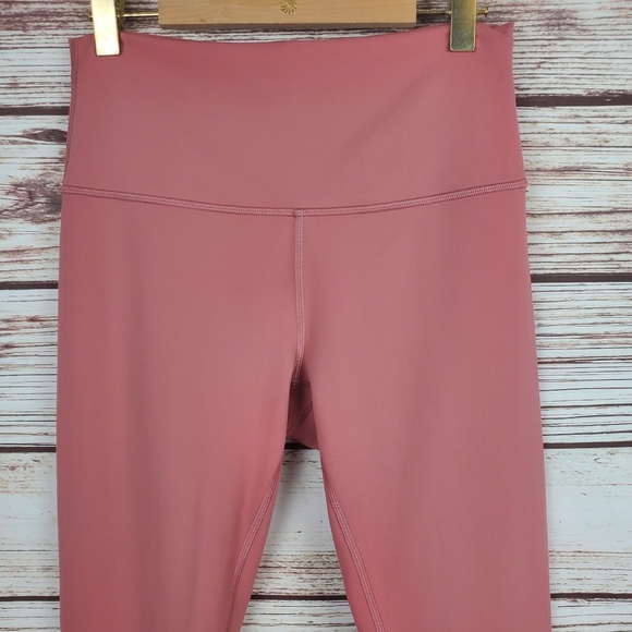 Lululemon Womens Size 8 Wunder Train HR 25" Tight Leggings Brier Rose Pink   #67 - Picture 3 of 11